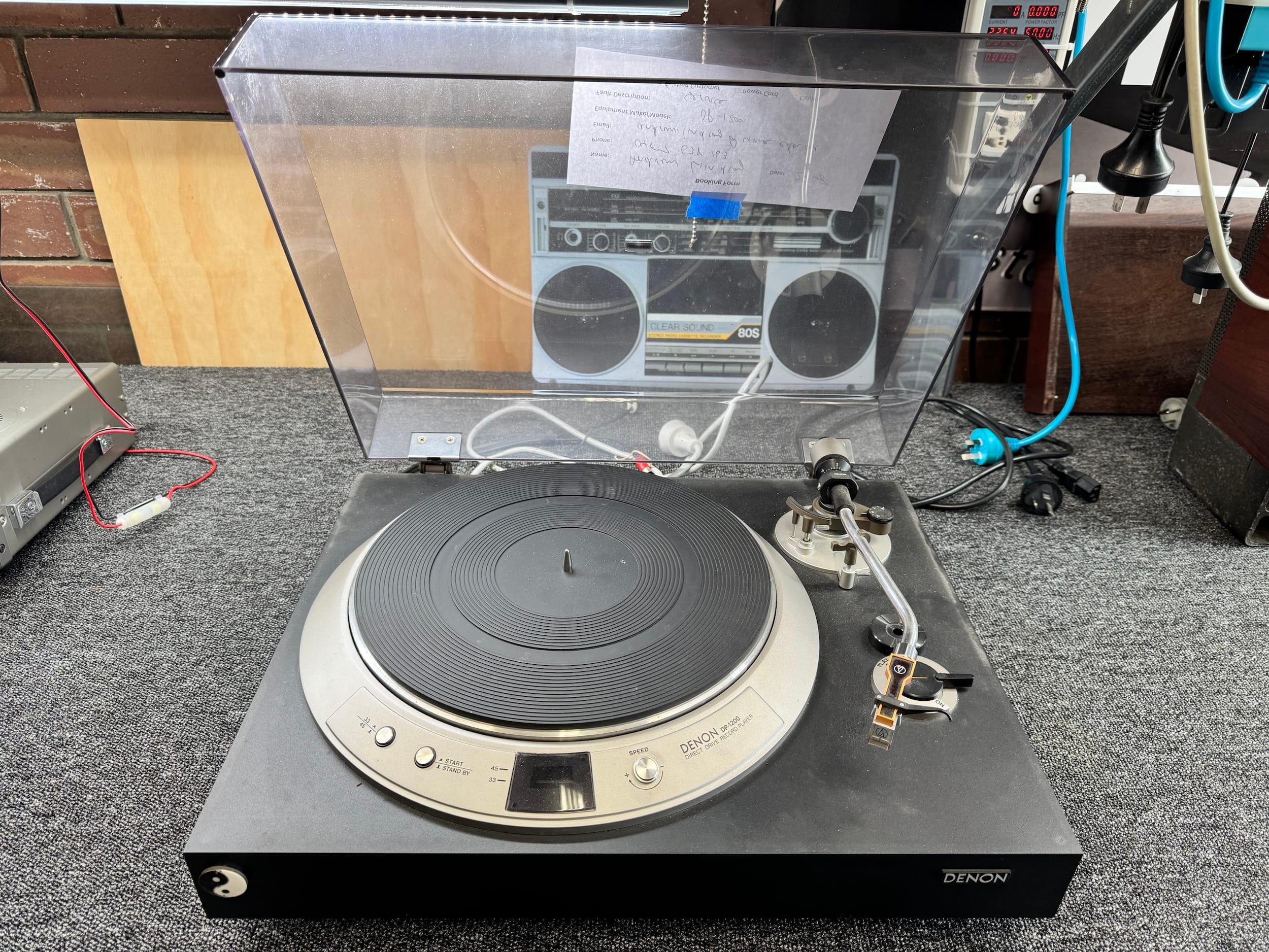 Gorgeous Denon DP-1200 Turntable Service 3 Denon DP-1200