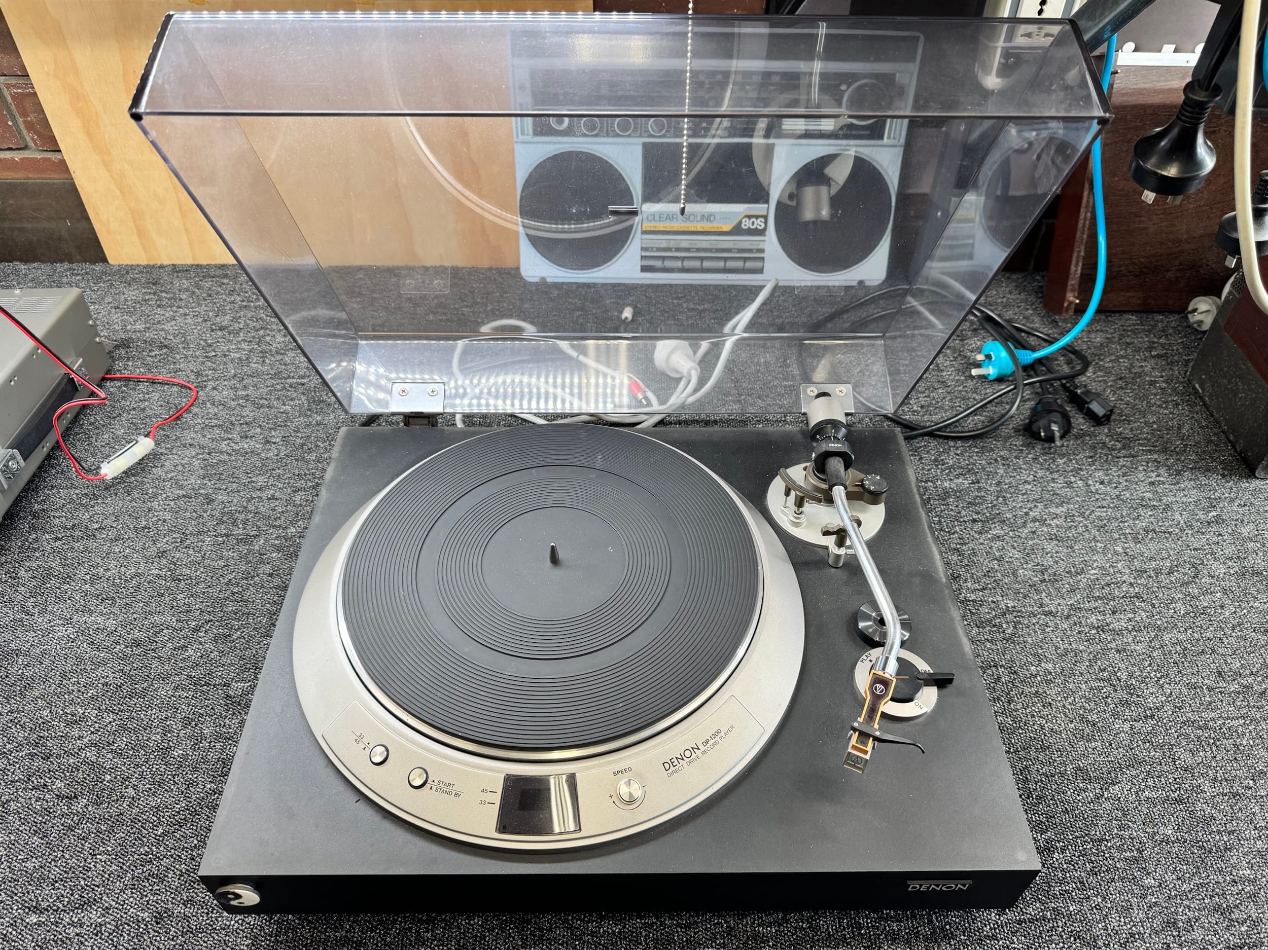 Gorgeous Denon DP-1200 Turntable Service 4 Denon DP-1200