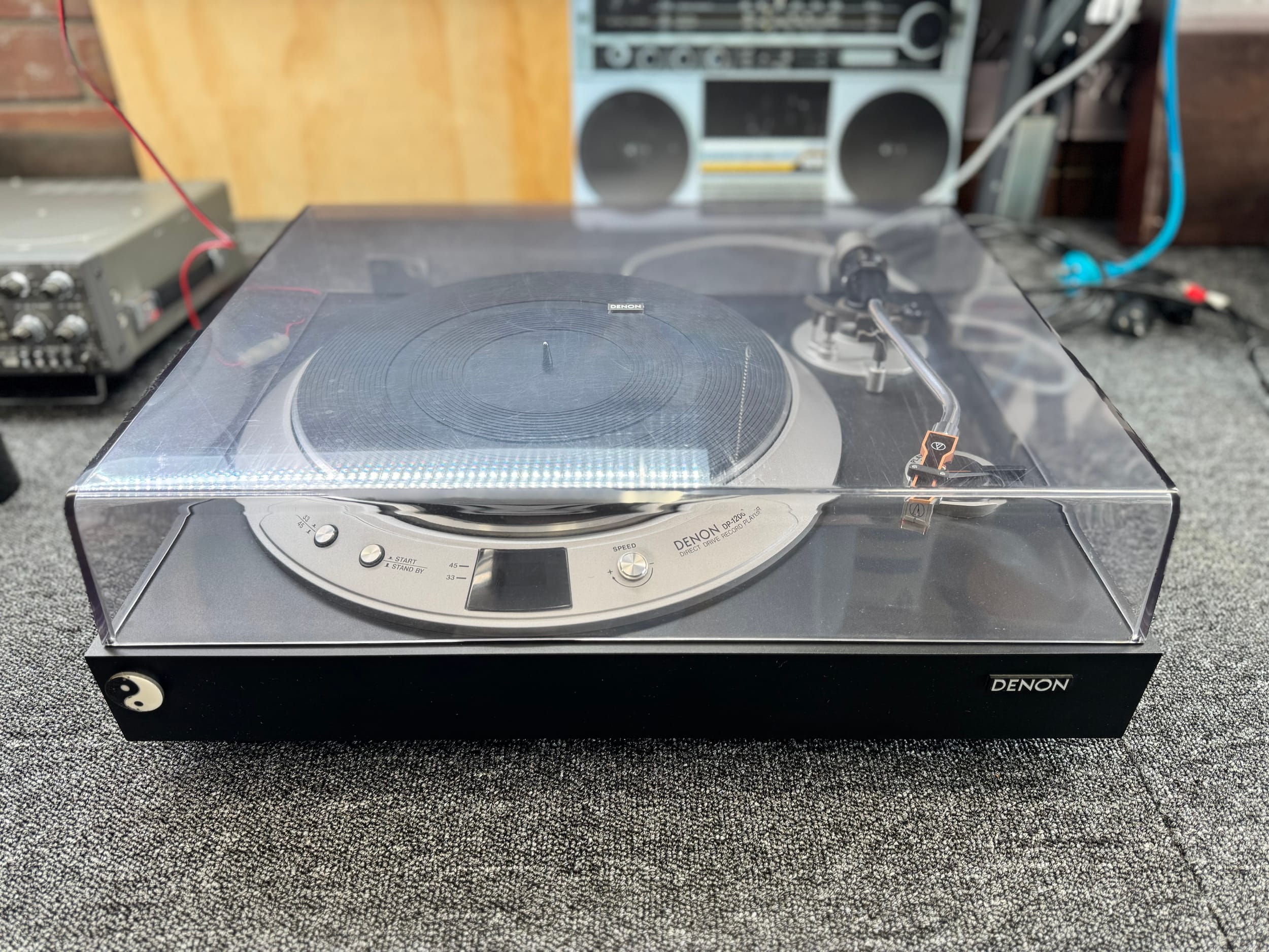Gorgeous Denon DP-1200 Turntable Service 12 Denon DP-1200