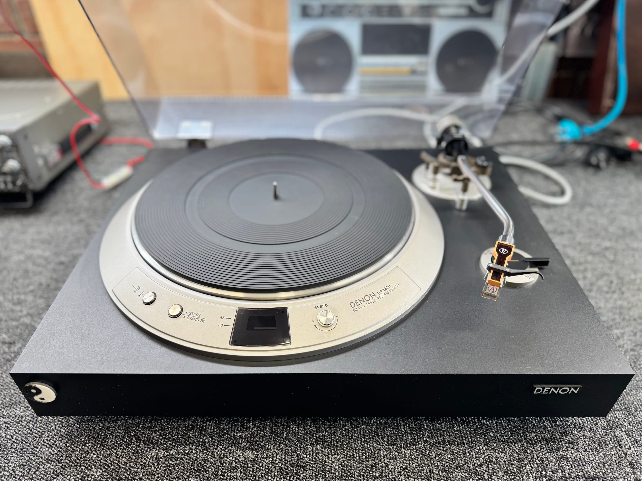 Gorgeous Denon DP-1200 Turntable Service 14 Denon DP-1200