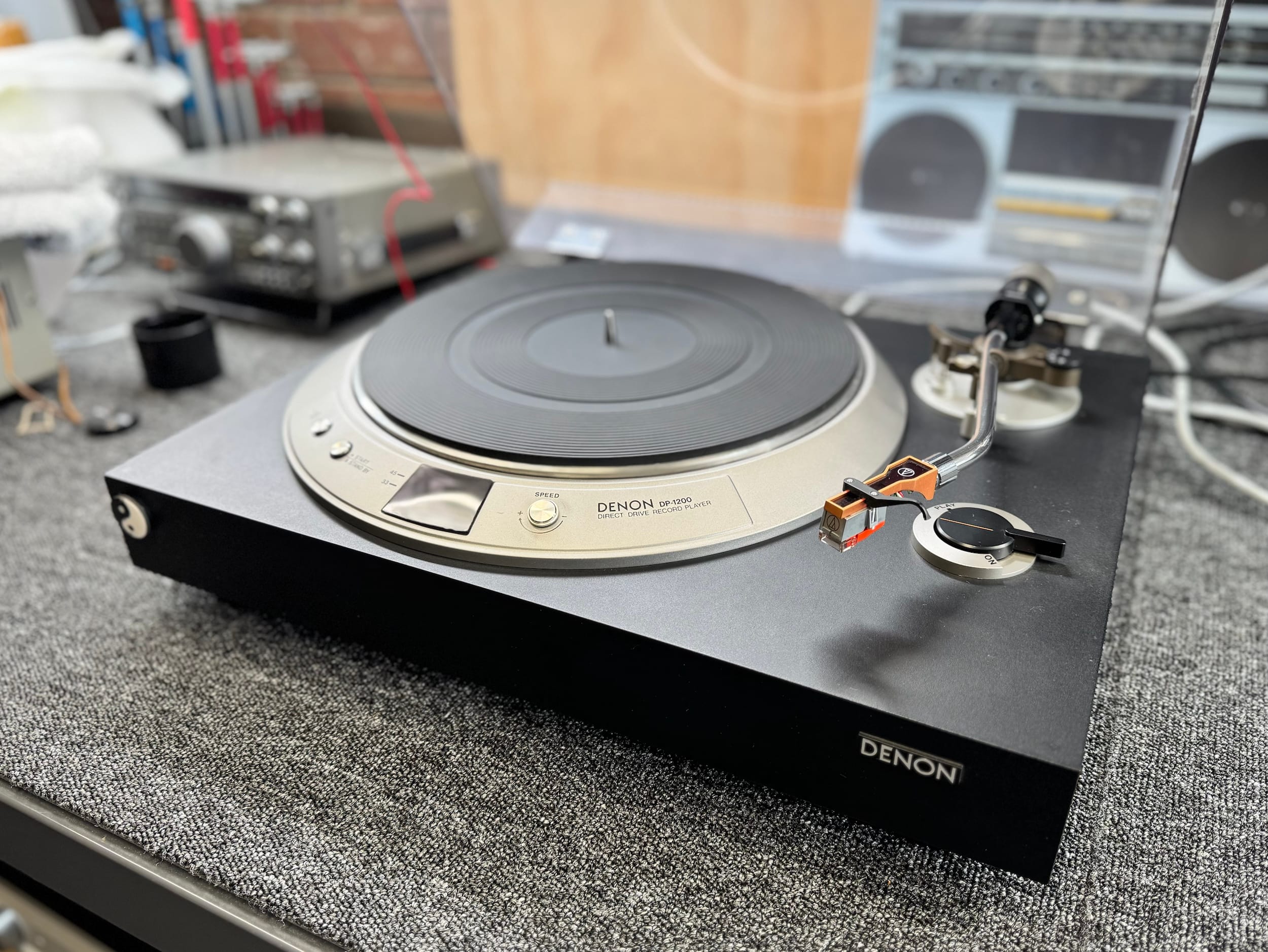 Gorgeous Denon DP-1200 Turntable Service 15 Denon DP-1200