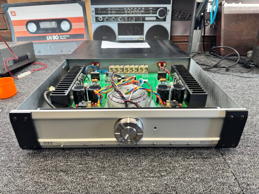 Musical Fidelity A3.5 Integrated
on the bench
