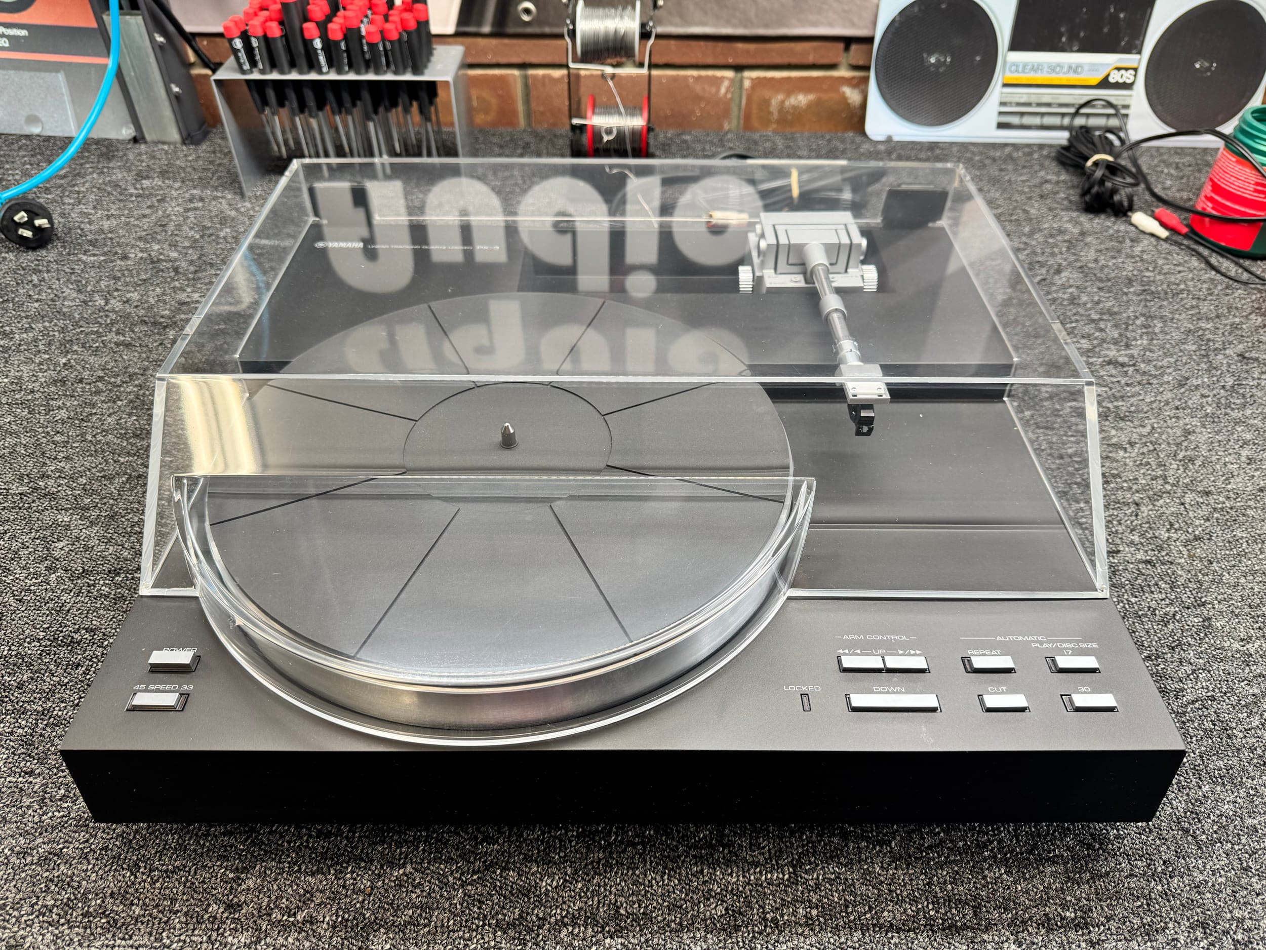 Stunning Rare Yamaha PX-3 Turntable Service 3 Yamaha PX-3