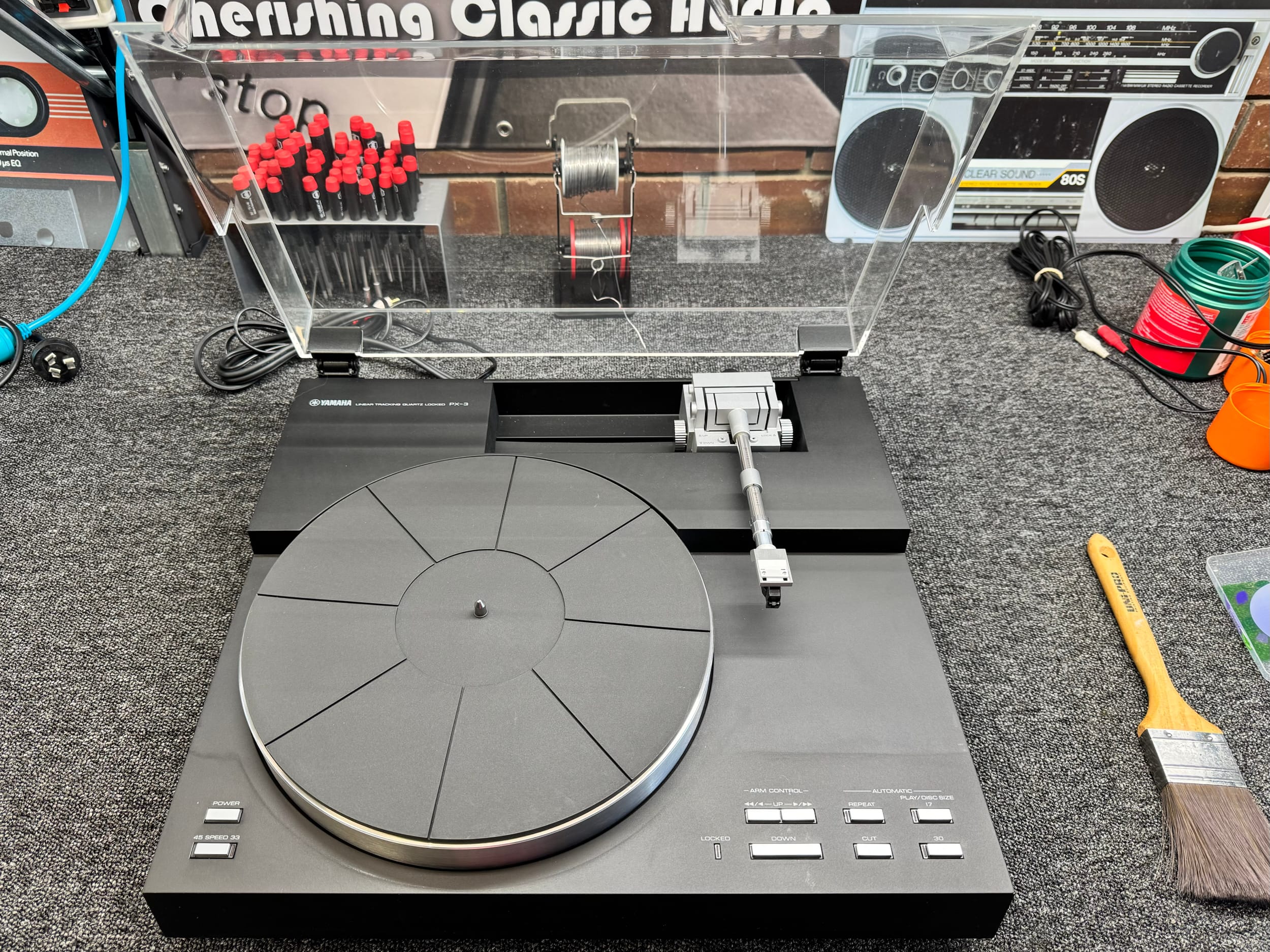 Stunning Rare Yamaha PX-3 Turntable Service 4 Yamaha PX-3