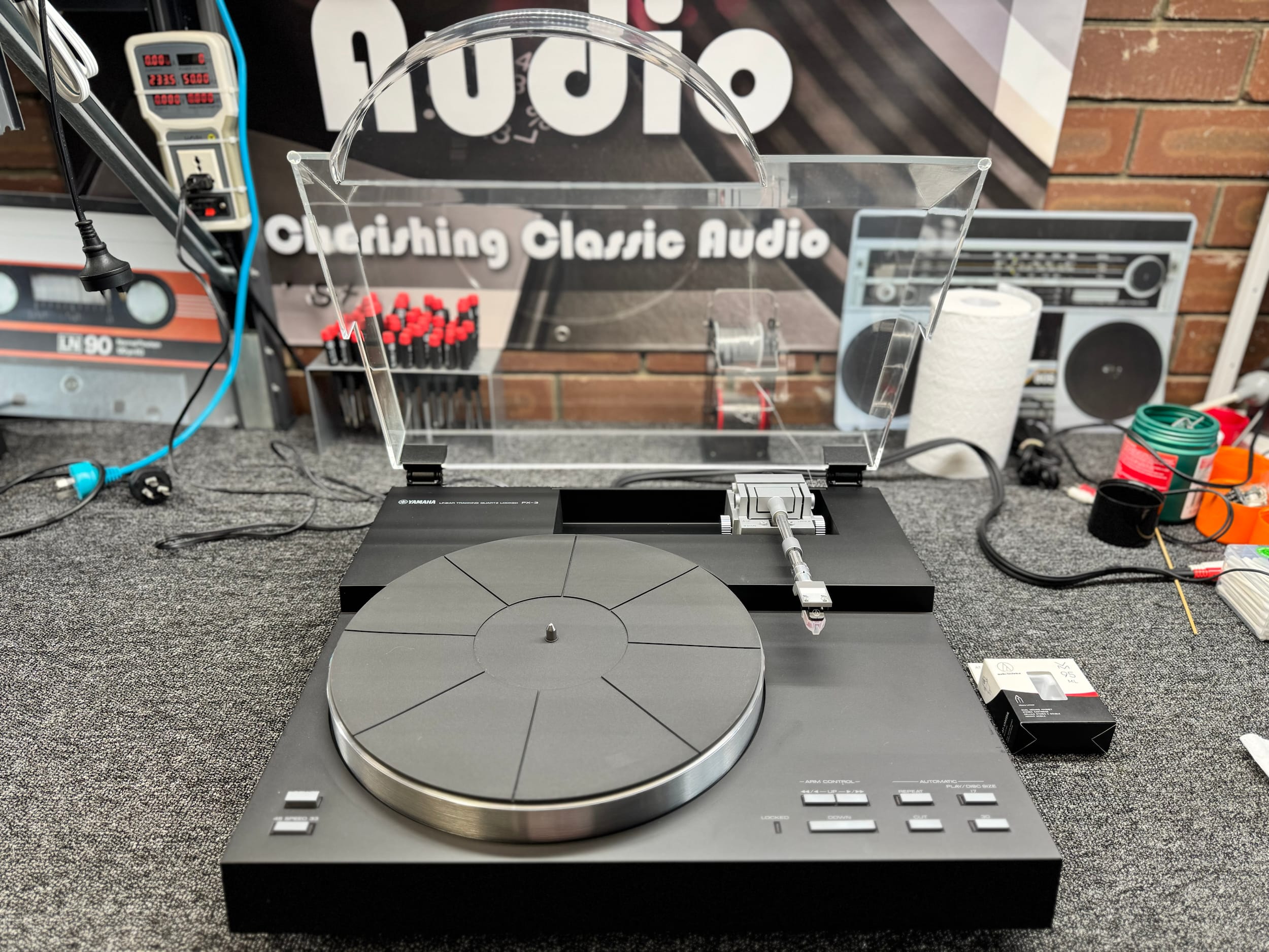 Stunning Rare Yamaha PX-3 Turntable Service 15 Yamaha PX-3