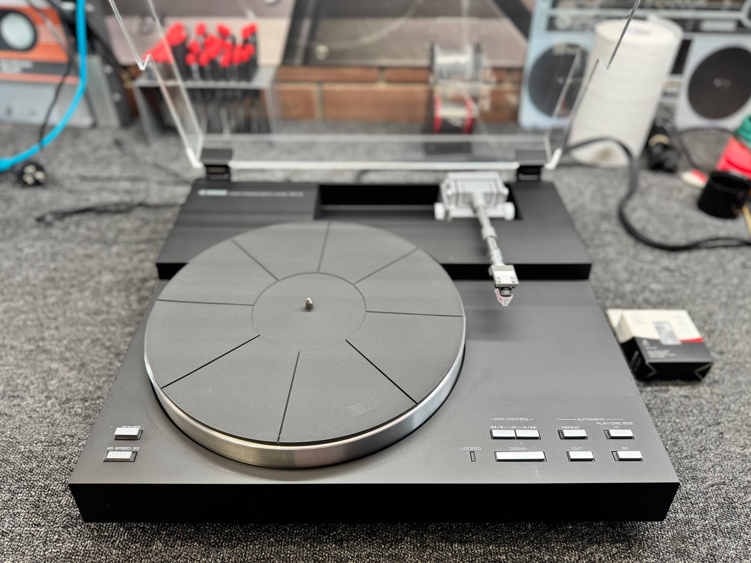 Stunning Rare Yamaha PX-3 Turntable Service 17 Yamaha PX-3
