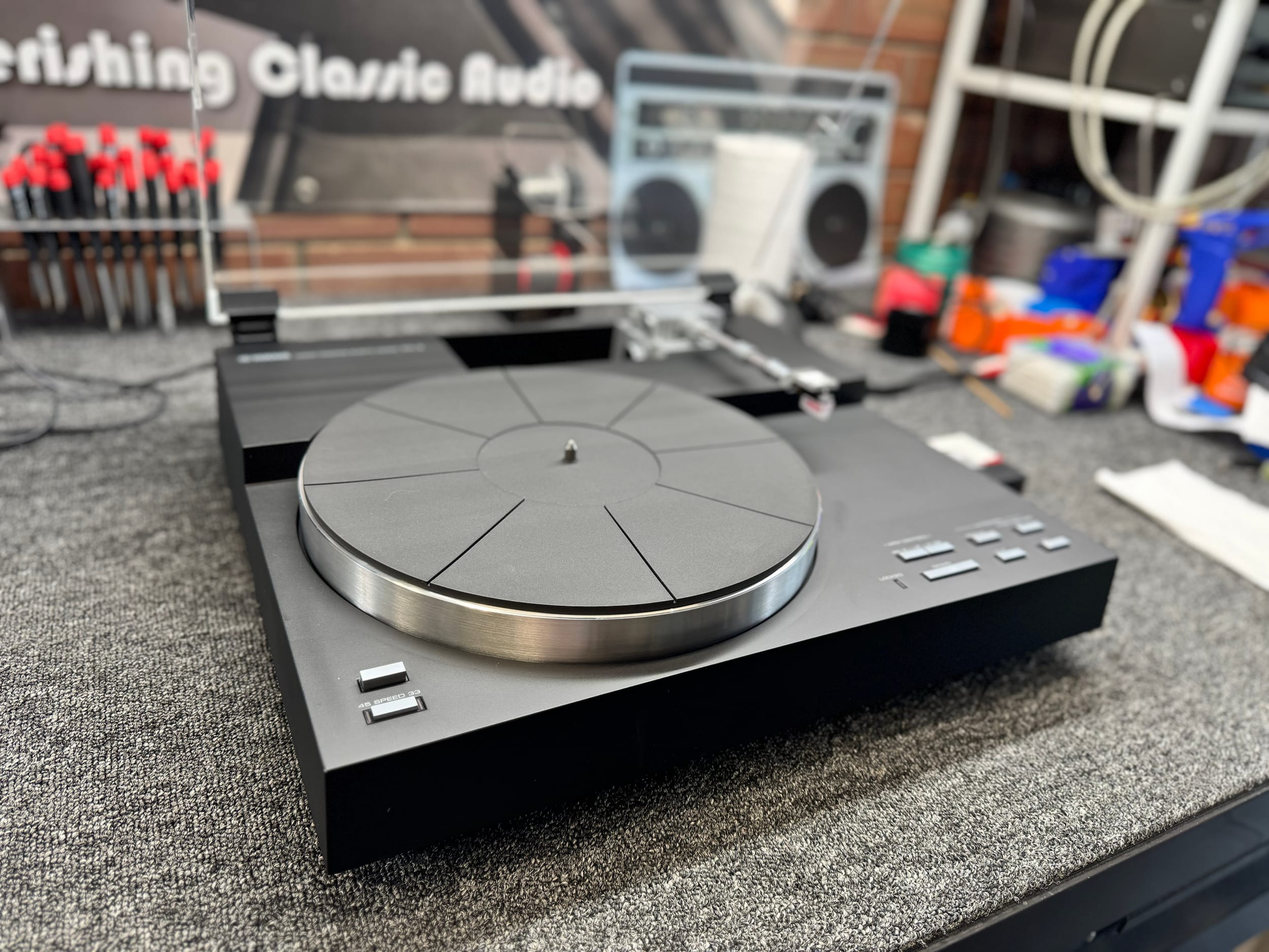 Stunning Rare Yamaha PX-3 Turntable Service 19 Yamaha PX-3