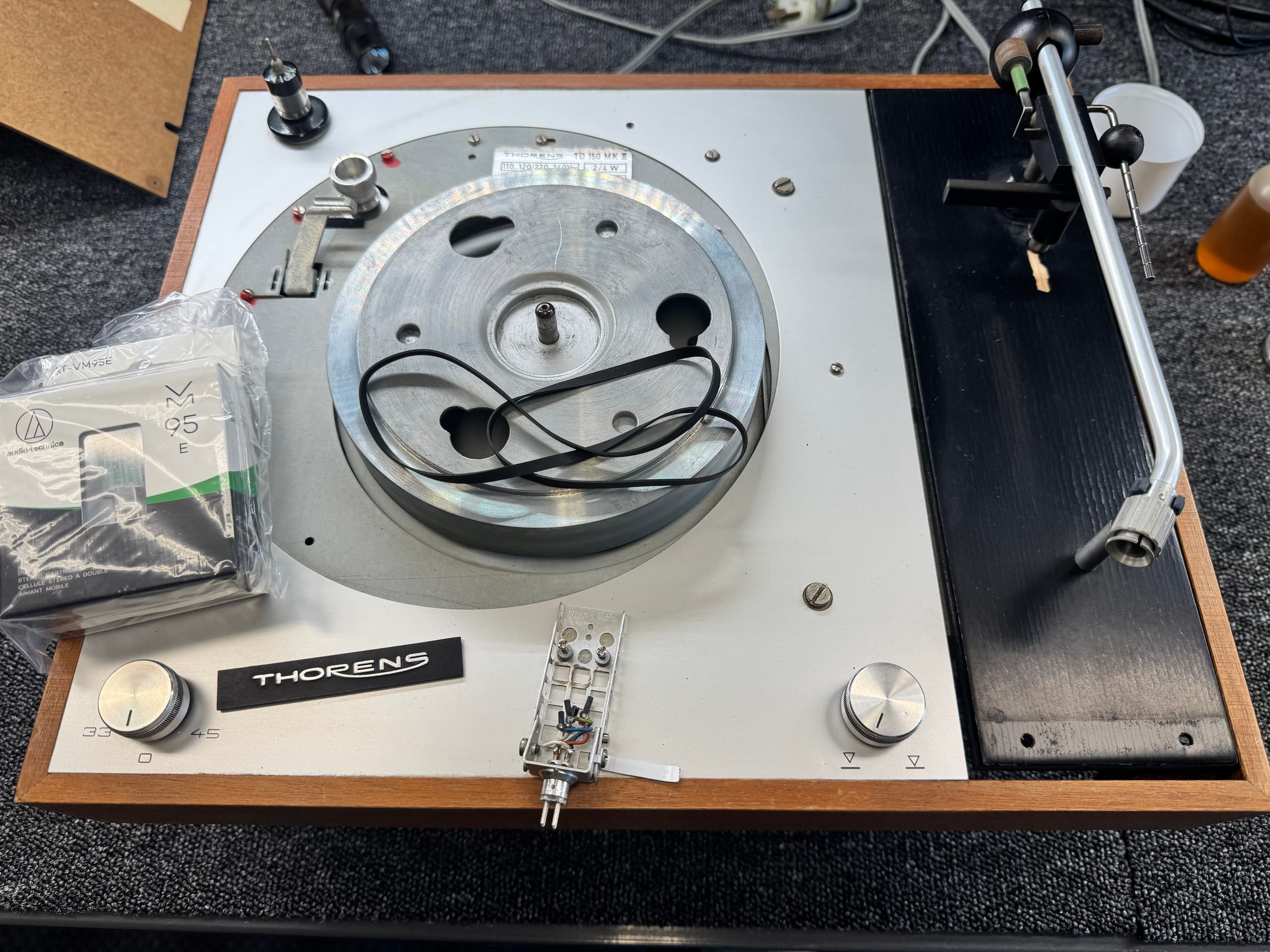 Timeless Thorens TD 150 MK II Overhaul 8 Thorens TD 150 MK II