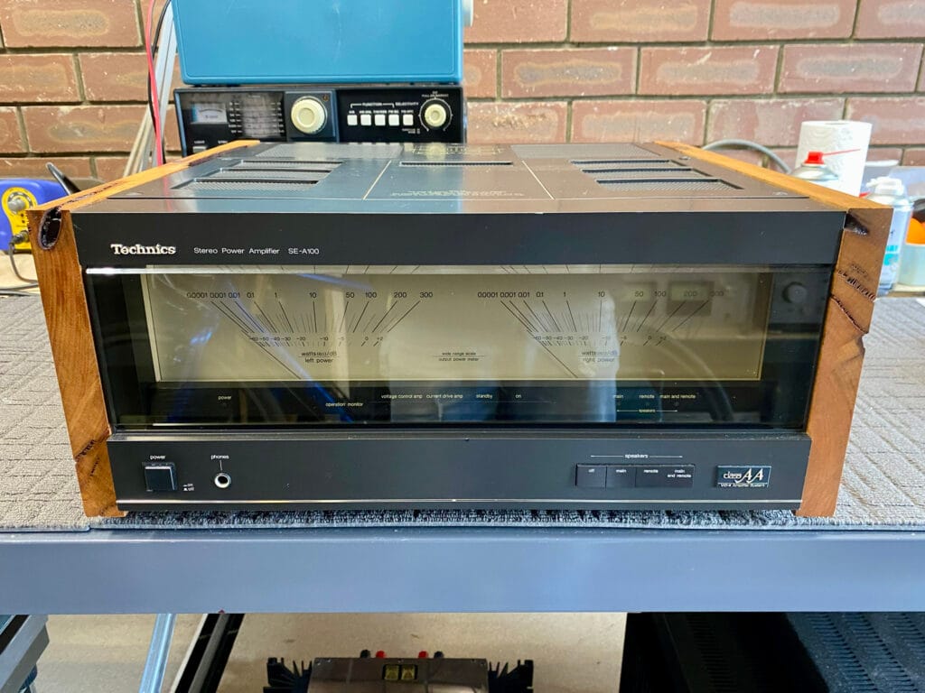 Incredible Technics SE-A100 Amplifier Resurrection 3 Technics SE-A100
