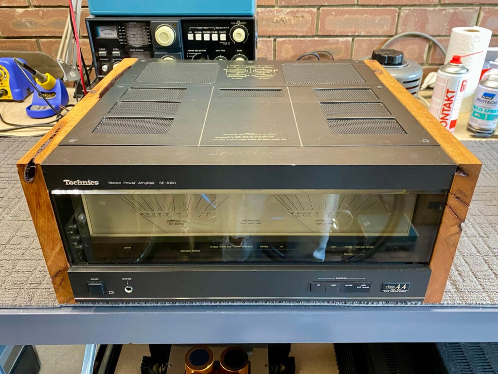 Incredible Technics SE-A100 Amplifier Resurrection 6 Technics SE-A100