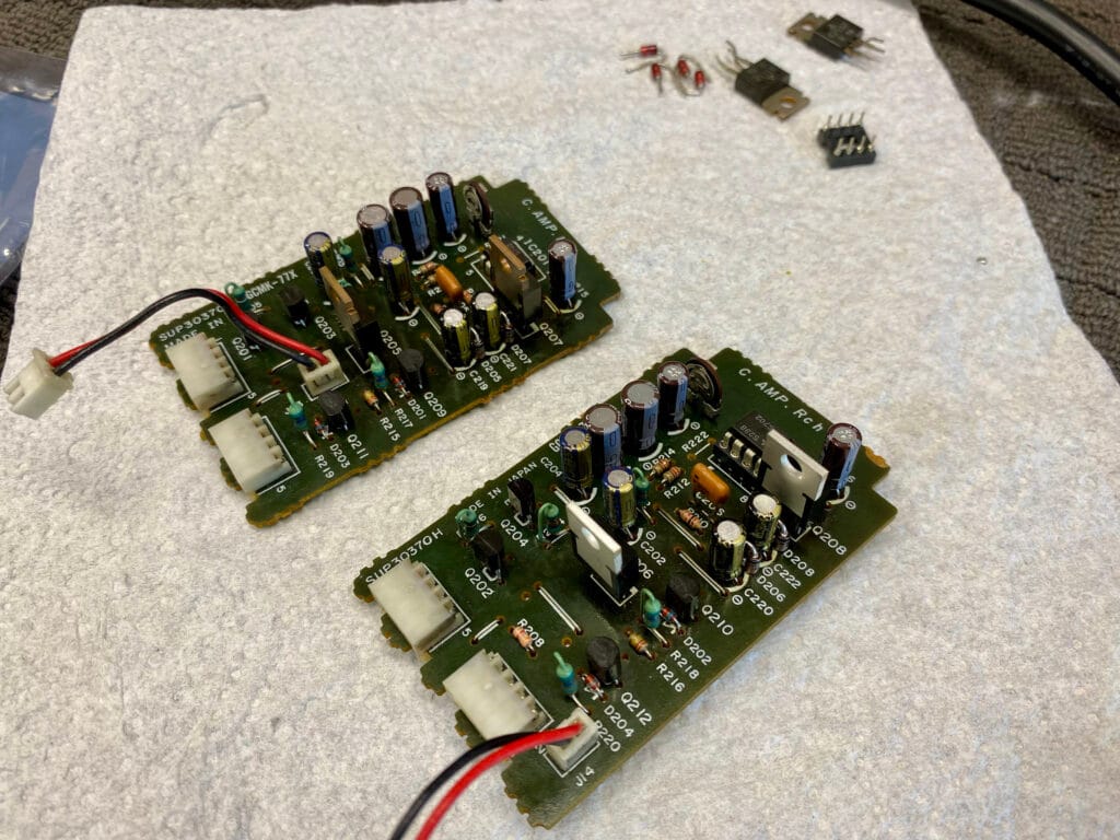 Incredible Technics SE-A100 Amplifier Resurrection 38 Technics SE-A100