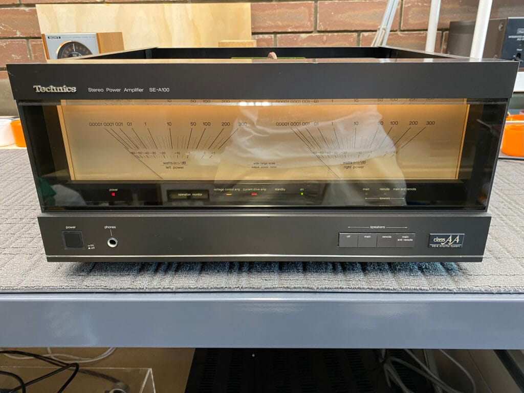 Incredible Technics SE-A100 Amplifier Resurrection 48 Technics SE-A100