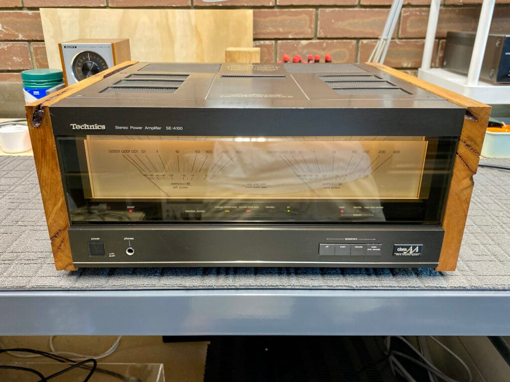 Incredible Technics SE-A100 Amplifier Resurrection 50 Technics SE-A100